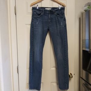 H&M L.O.G.G. Distressed Relaxed Jeans